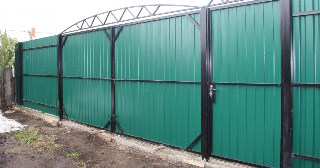 Купить ворота из профнастила Коломна, цена от 4054 руб.