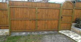 Купить распашные ворота деревянные Коломна, цена от 2720 руб.