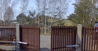 Купить распашные ворота из штакетника Коломна, цена от 2720 руб.